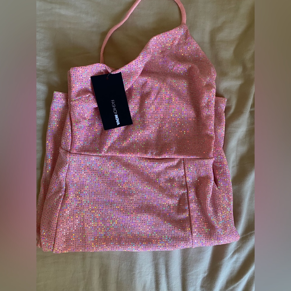 Fashion nova pink mini dress